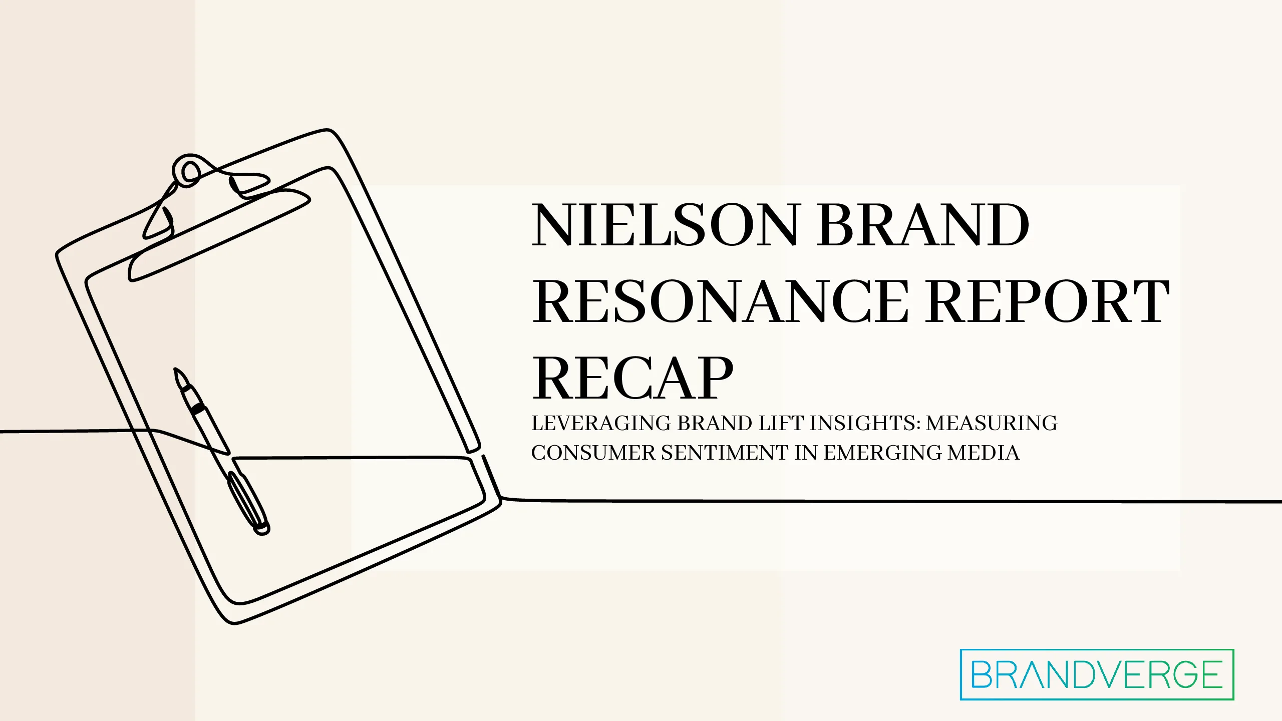 Leveraging Brand Lift Insights: Measuring Consumer Sentiment in Emerging Media